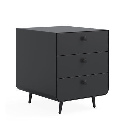 3 Drawers Nordic Minimalist Bedside Steel Cabinet