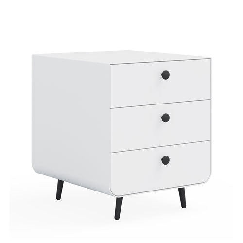 3 Drawers Nordic Minimalist Bedside Steel Cabinet