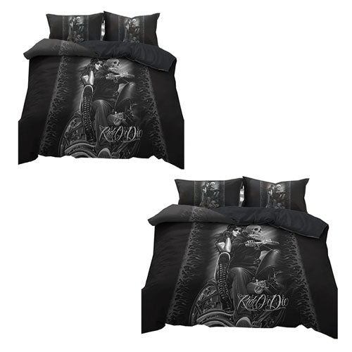 3D Printed Halloween Design Bedding Set