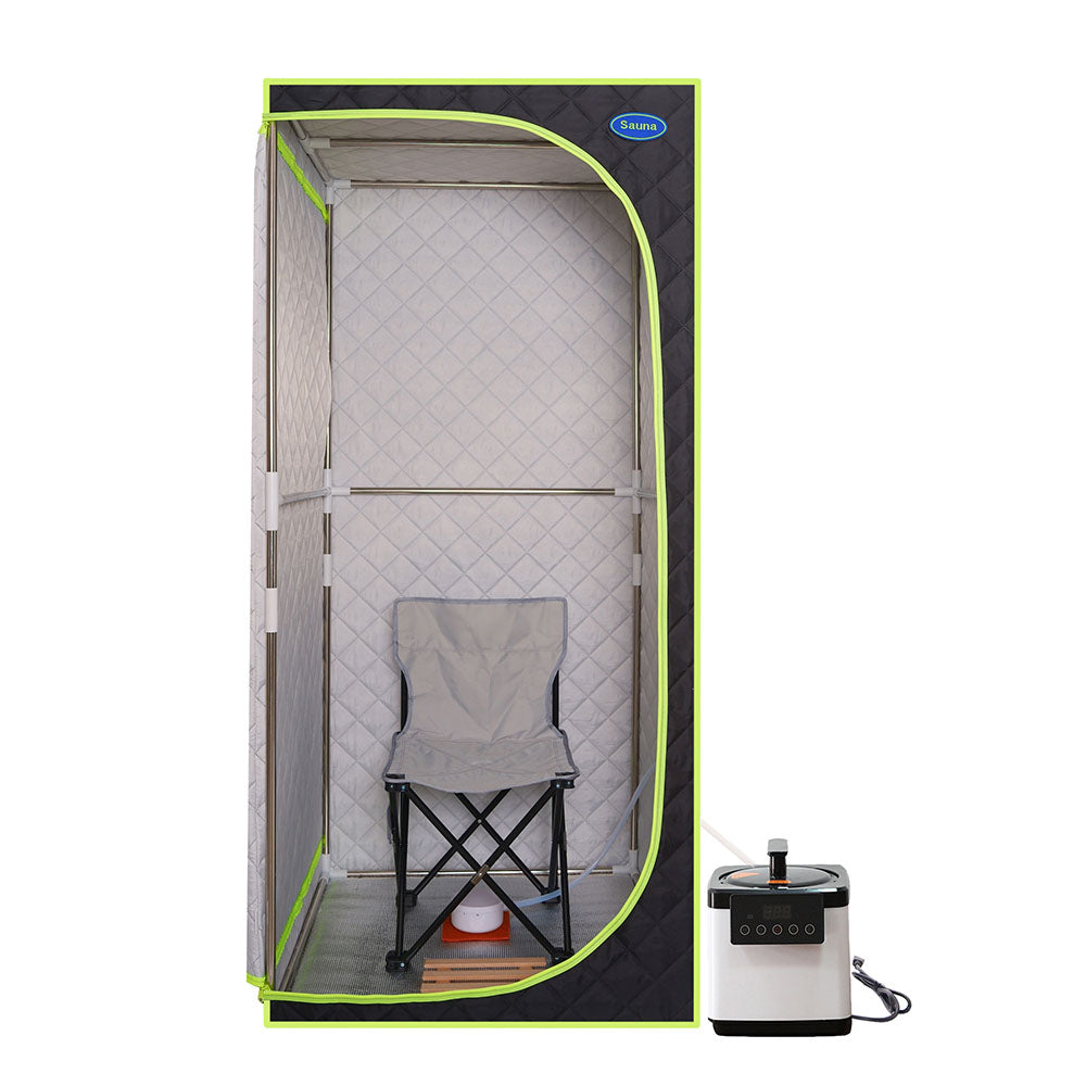 Portable Full Size Steam Sauna Tent (Black)