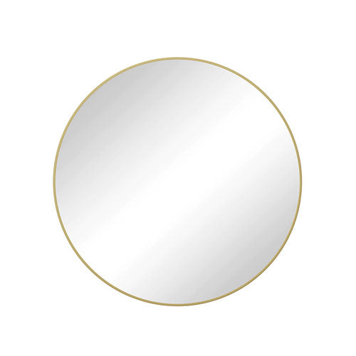 39-Inch Round Metal Framed Mirror