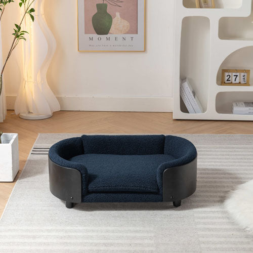 Elevated Dog Bed with Cashmere Cushion (Medium)