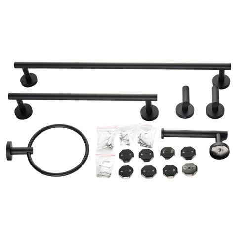 6-Piece Stainless Steel Towel Rack Set