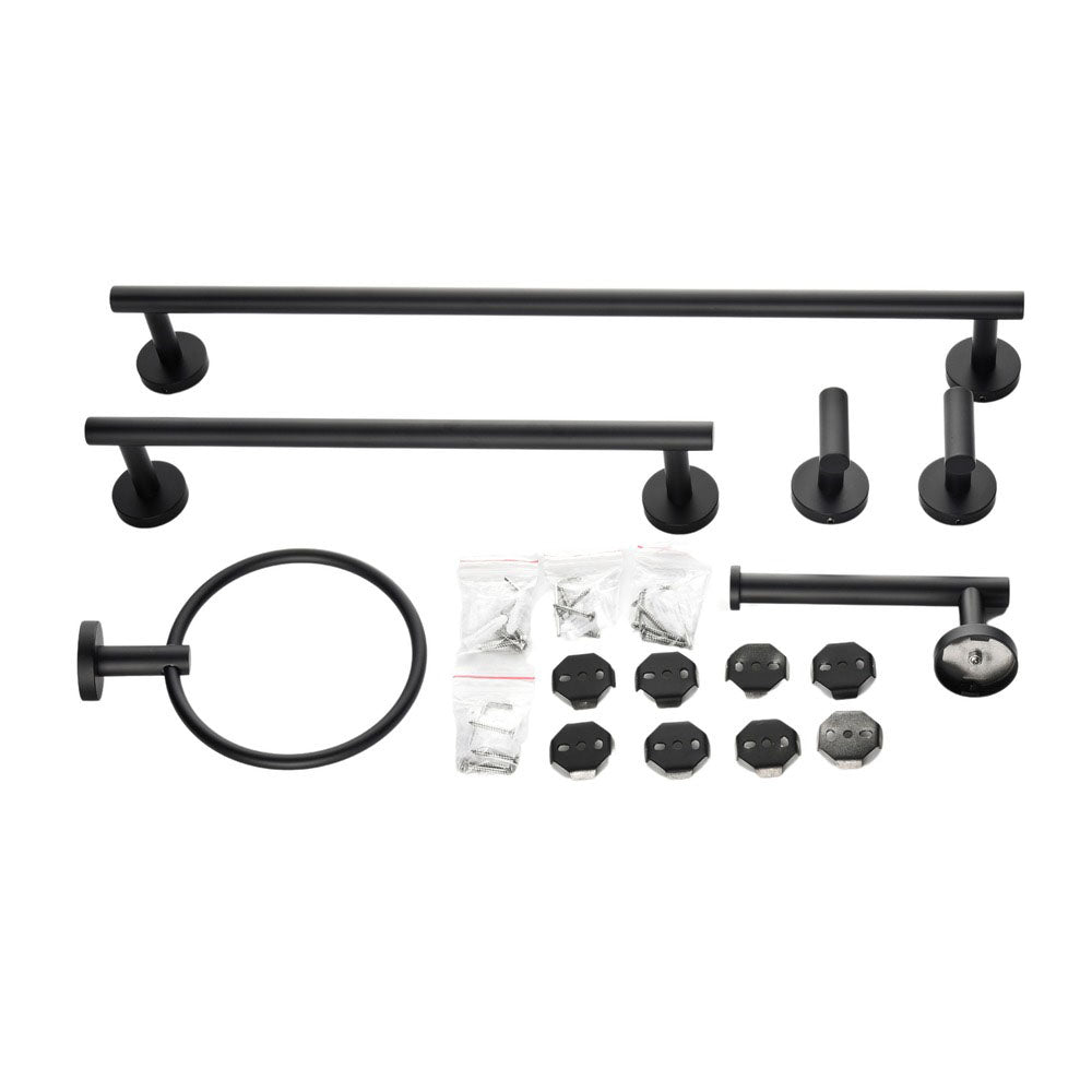 6-Piece Stainless Steel Towel Rack Set