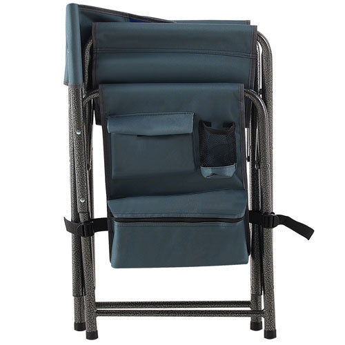 Aluminum Folding Camping Director's Chair w/ Storage Pockets