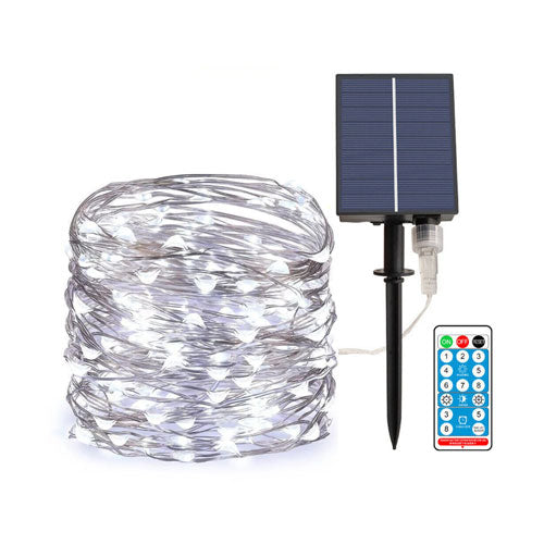 Solar Remote Controlled Outdoor Fairy String Light