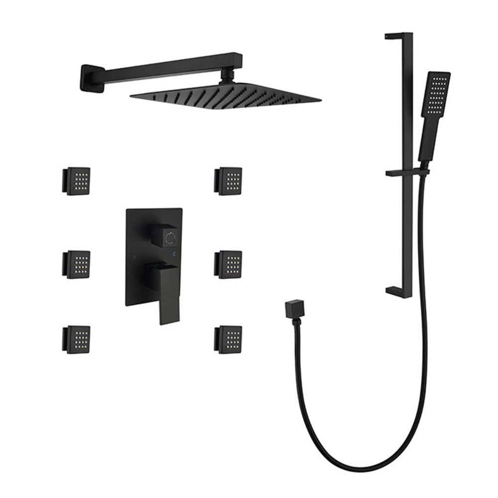 Rain Shower System w/ Body Sprays & Handheld Shower