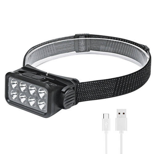 8 LED Headlamp Super Bright Outdoor Head Light