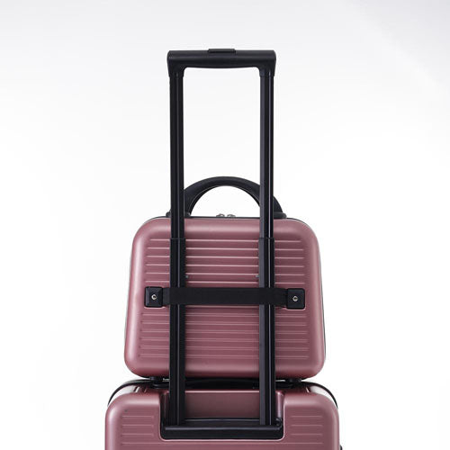 Front Open Luggage w/ Front Pocket & USB Port 20" (RoseGold)