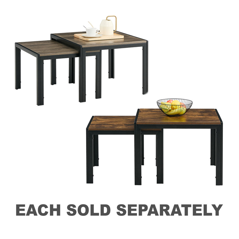 Modern Nesting Coffee Table Set w/ Wooden Finish