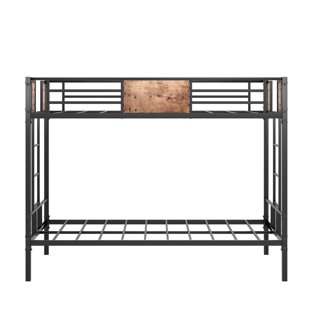 Twin Sized Bunk Bed Bedframe with Ladder