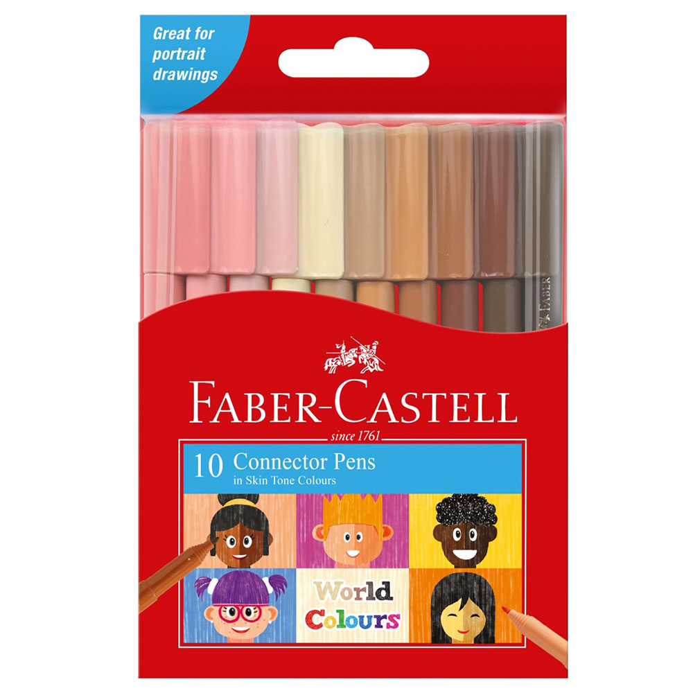 Faber-Castell World Colours Connector Pens (Pack of 10)