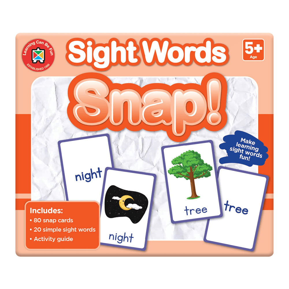 Learning Can Be Fun Sight Words Snap