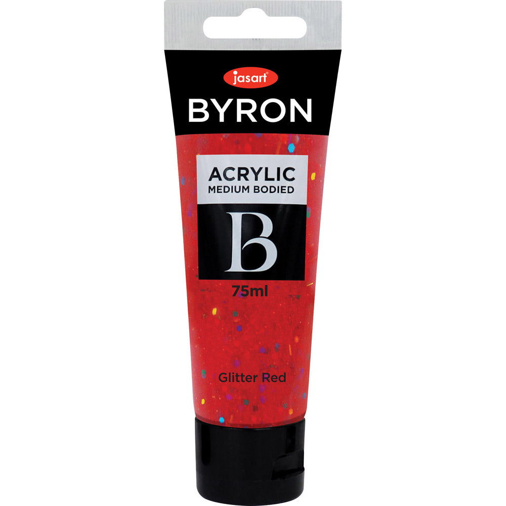 Jasart Byron Glitter Acrylic Paint 75mL