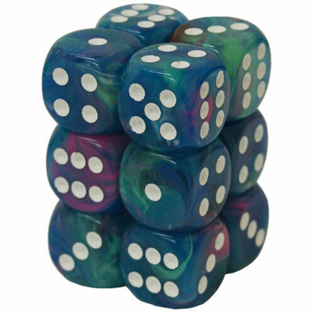 Festive Chessex 16mm D6 Dice Block