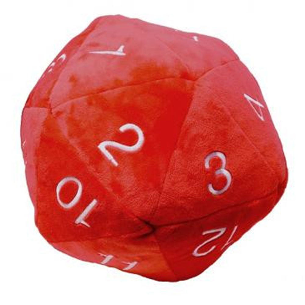 Ultra Pro D20 Novelty Plush Dice Red with White Numbering