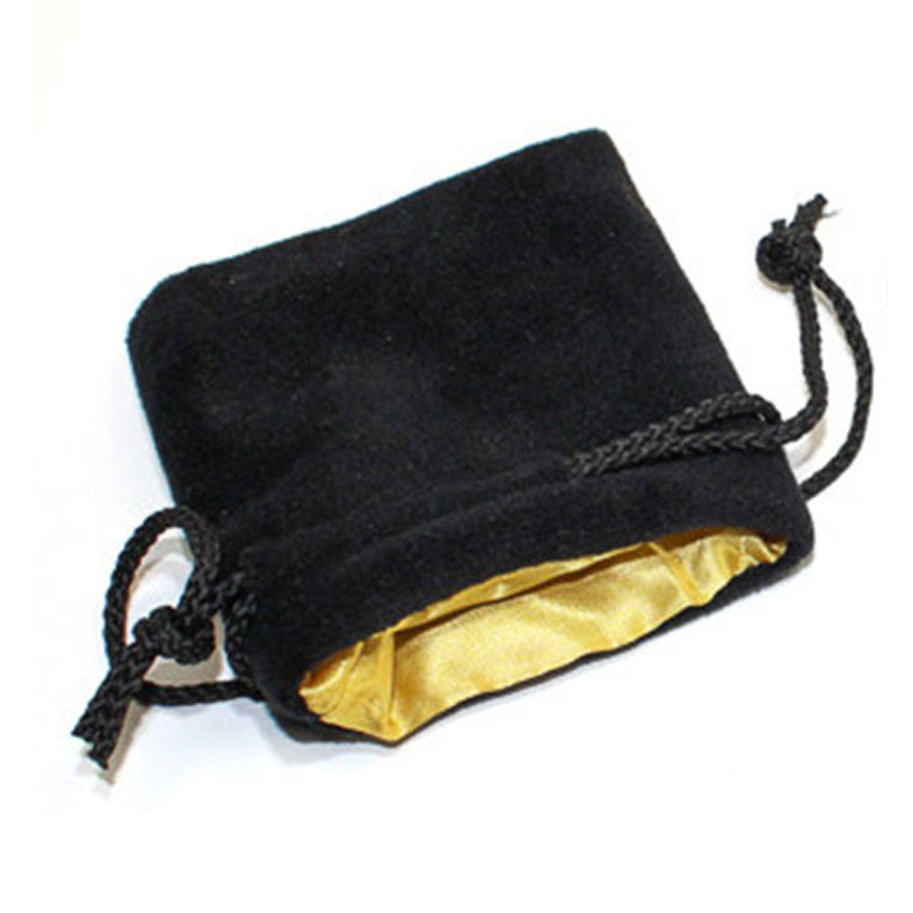 Koplow Small Velvet Dice Bag (Black)