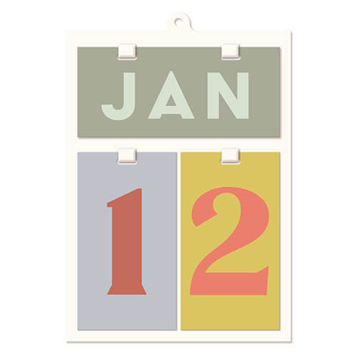 Perpetual Wall Calendar