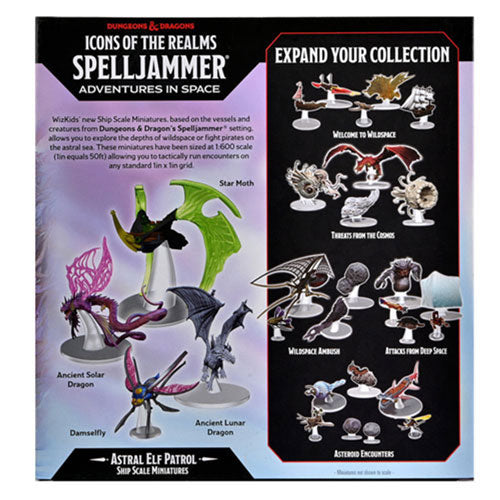 D&D Icons of the Realms Astral Elf Patrol Figure Set