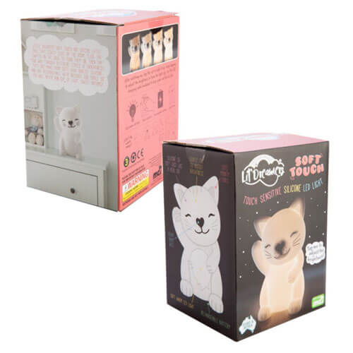 Lil Dreamers Cat Soft Touch LED Light