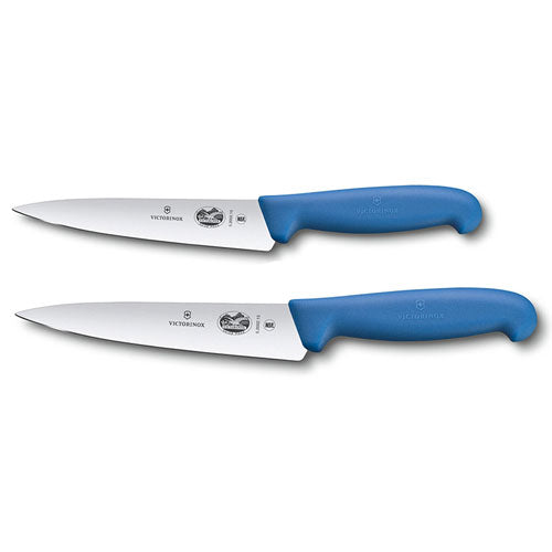 Victorinox Cooks Carving Knife Fibrox Handle (Blue)