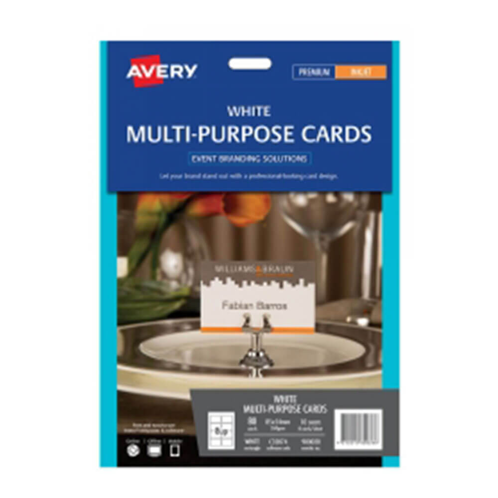 Avery Events & Branding Multipurpose Card 10pk